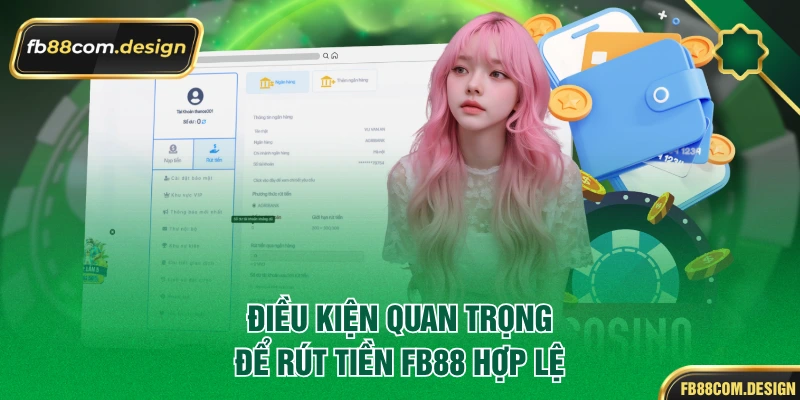 Điều kiện quan trọng để rút tiền FB88 hợp lệ