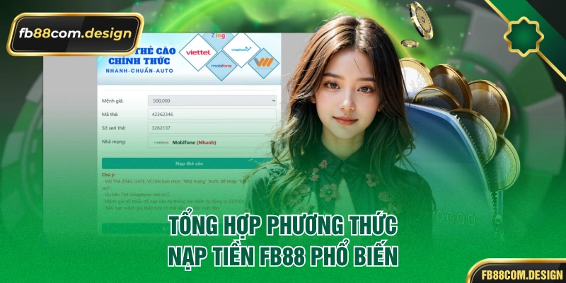 Tổng hợp phương thức nạp tiền FB88 phổ biến