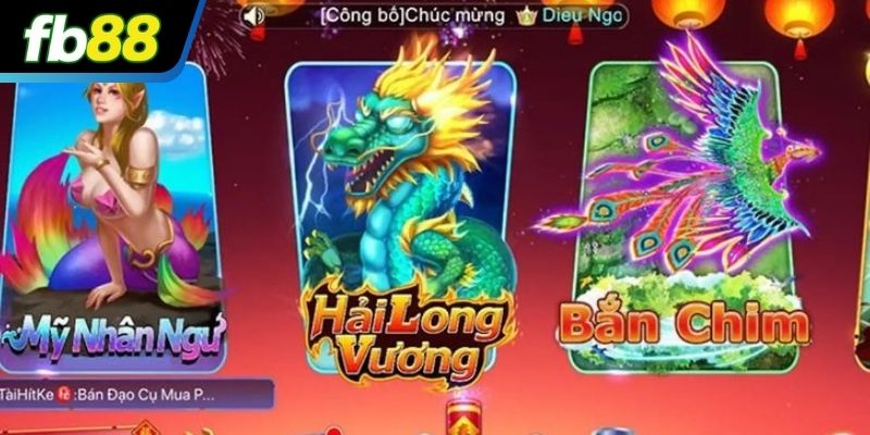 Vương quốc game bắn cá xuất hiện sinh vật khá đa dạng